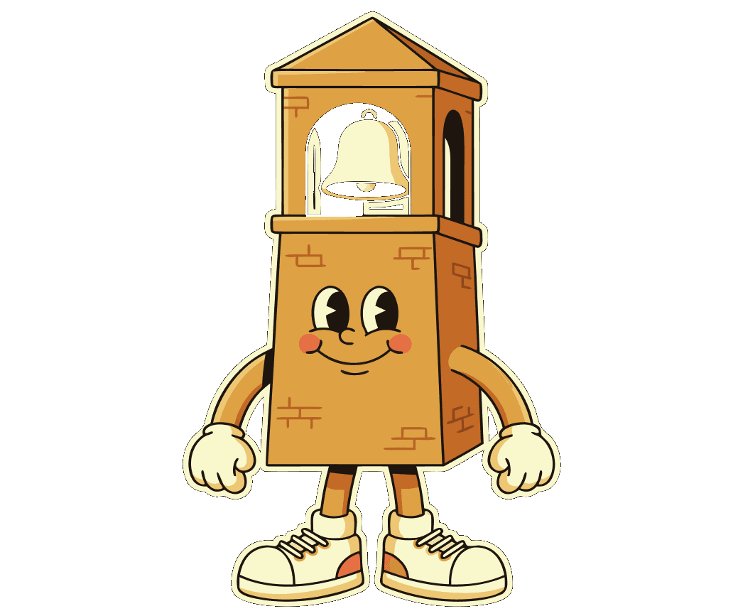Friendly Belltower character